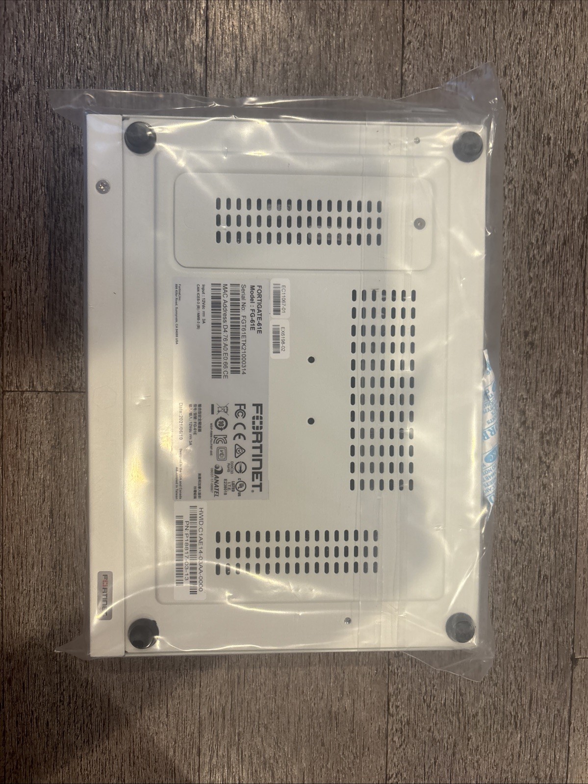 Fortinet FortiGate 61E Network Security/Firewall Appliance w/ 3 Year License