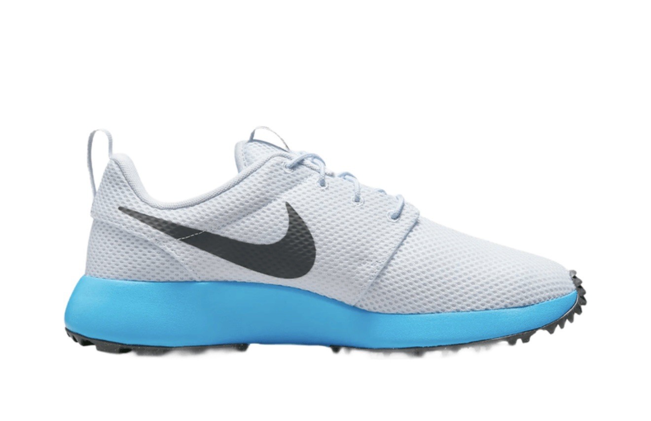 Nike Roshe G Next Nature Golf Shoe - Men's White / Football gray/ Blu 7.5
