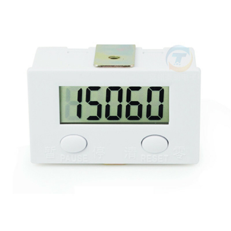 5-Digit Digital LCD Electronic Punch Counter With Switch Reset&Pause Button LM2