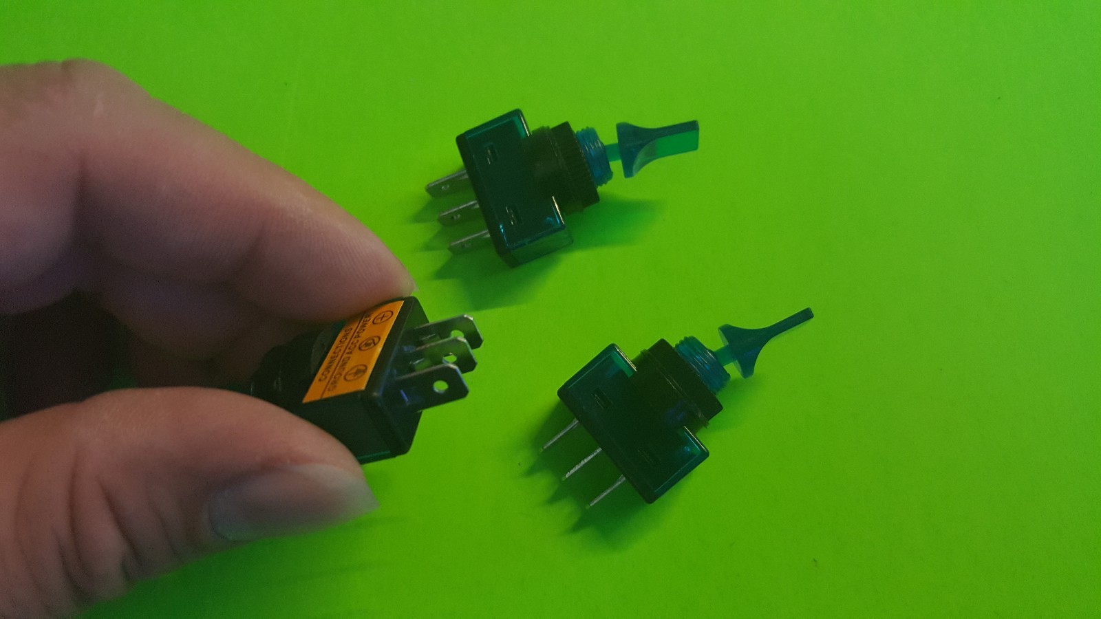 2 PACK - - 12 volt switch - 20A max.