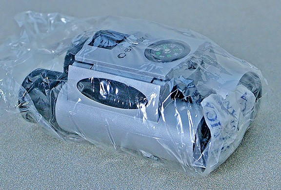 Barska 10x25 Compact Binoculars with Compass & Case