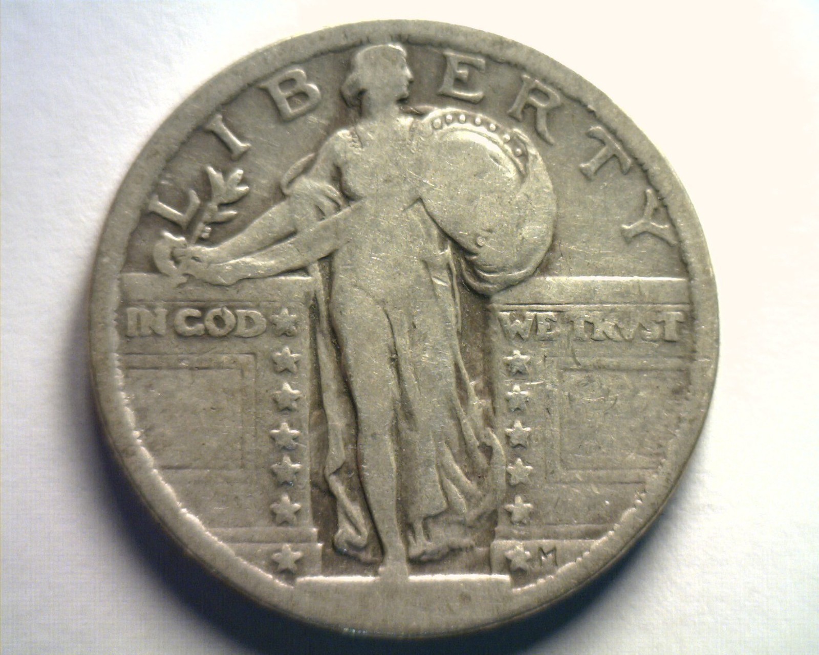 1920 STANDING LIBERTY QUARTER GOOD G NICE ORIGINAL COIN BOBS COINS FAST SHIP