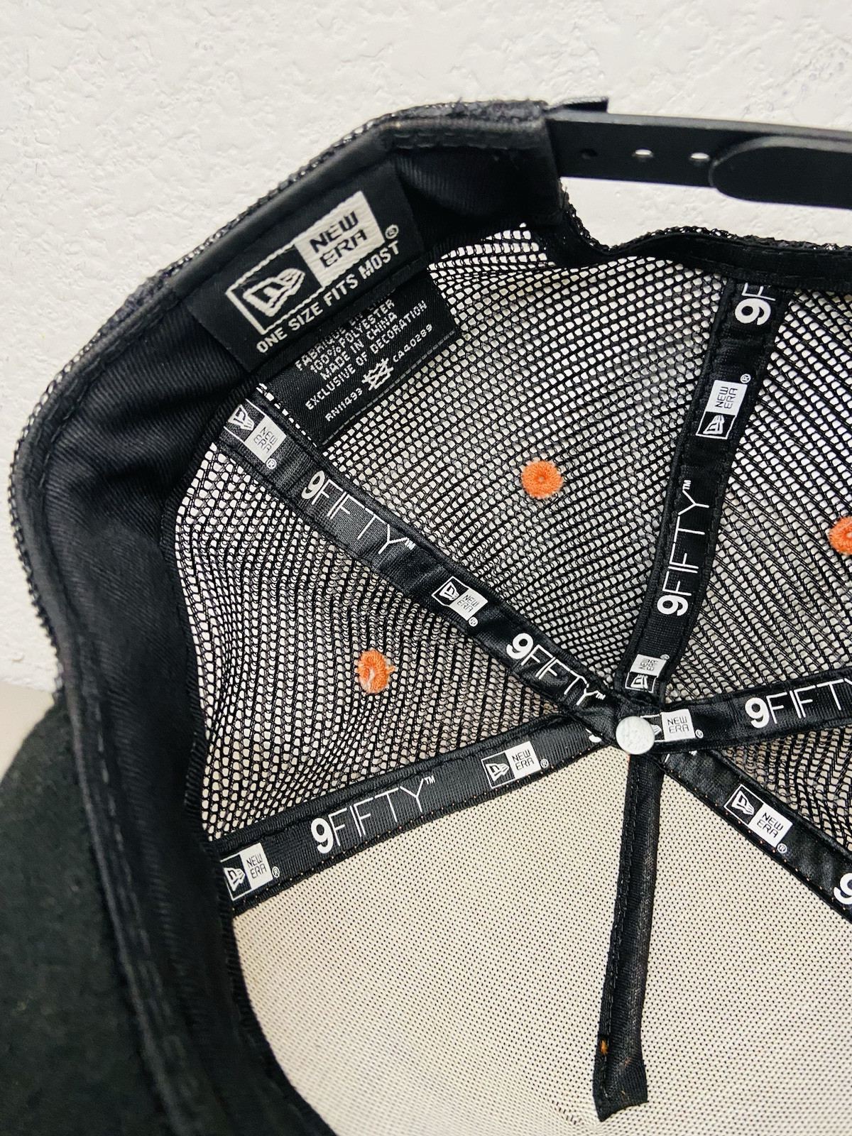 KTM MX TRUCKER CAP- BLACK/ORANGE Used Nice