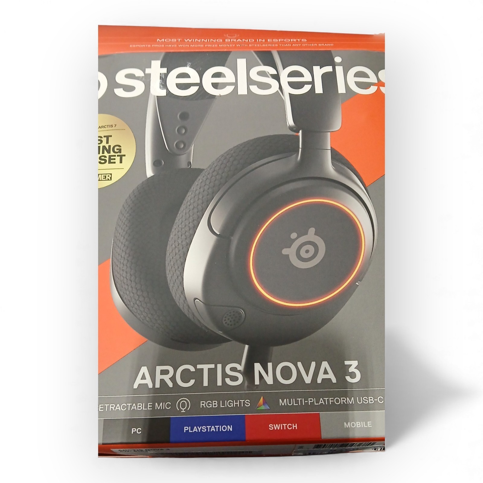 Steelseries Arctis Nova 3 Wireless Multi-Platform Gaming Headset (Untested)