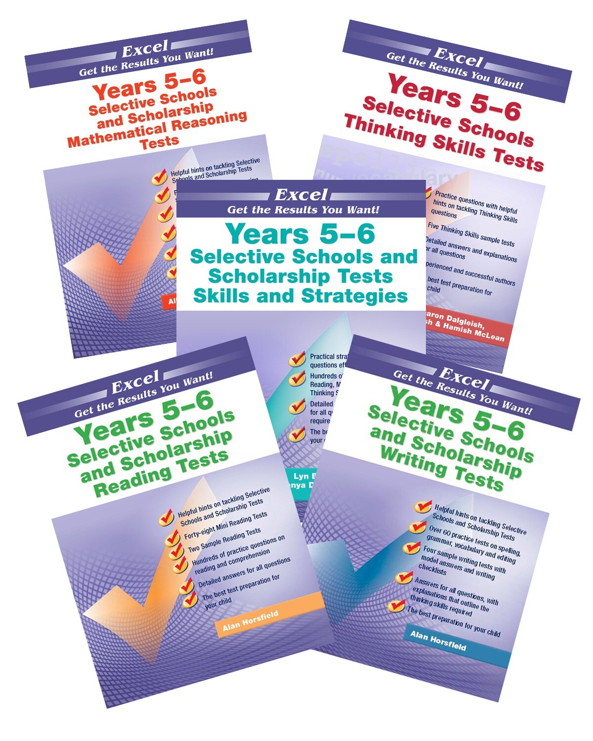 Excel Selective Schools & Scholarship Tests Selective Exam 5 Books Pack Y 5- 6