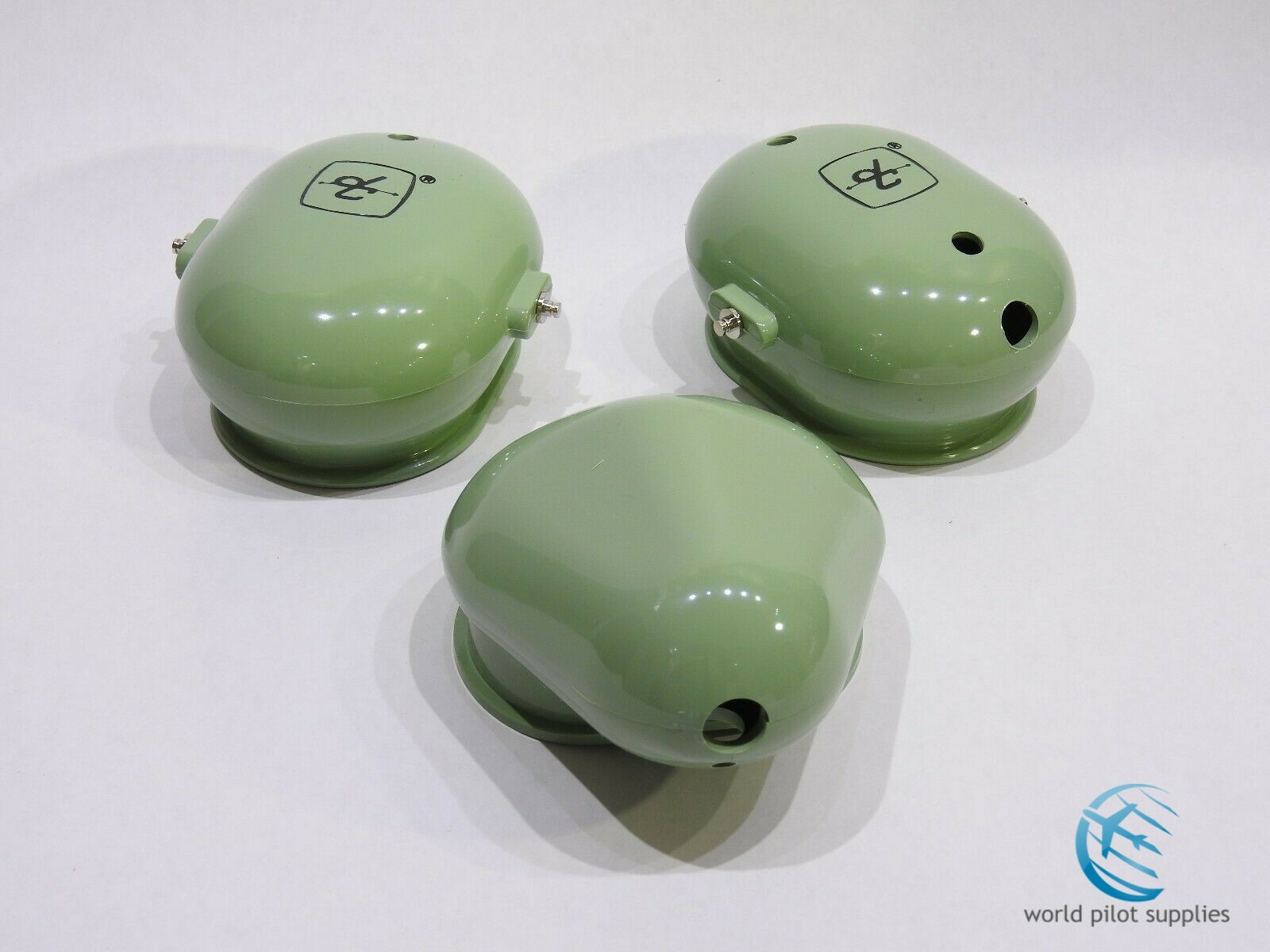 ORIGINAL DAVID CLARK 3 pc. REPLACEMENT DOMES & SHIELD for H-3312, H3310 + others