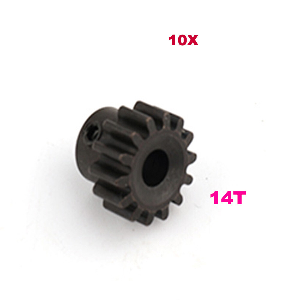 10 X Metal Motor Pinion Gear 14T Teeth For RC SCX6 Model Toys car cars