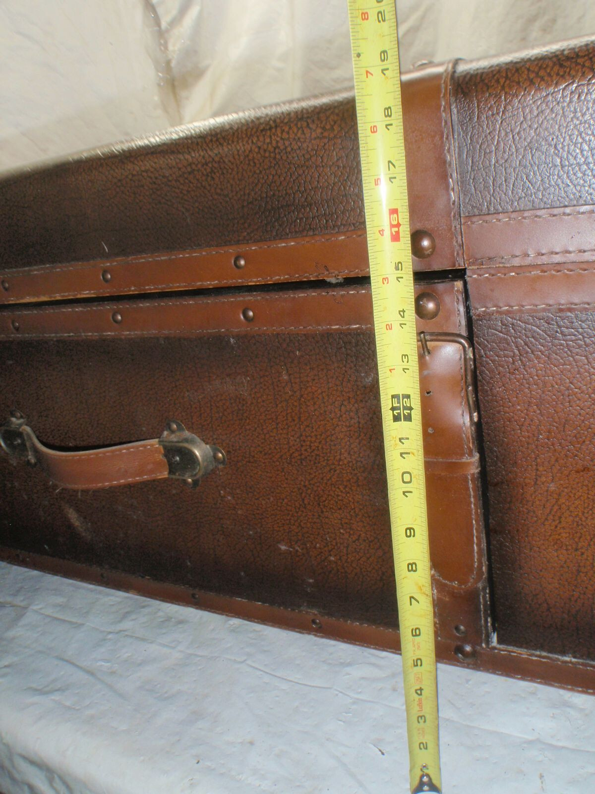 Footstool or Table That Looks Like A Trunk That Has A Drawer In It