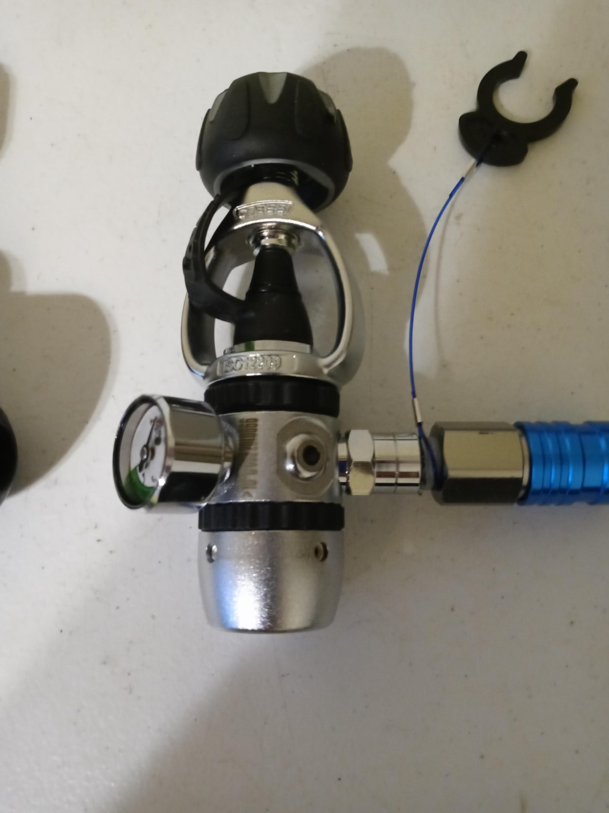 Hookah Diving 1st stage dive rite regulator/quick connect SCUBA FREE gauge