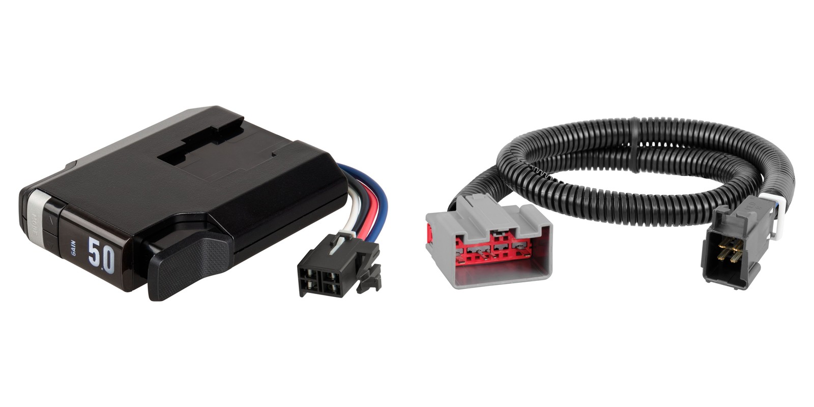 CURT Triflex Next Trailer Brake Controller & Vehicle Wiring Harness 51146 51432