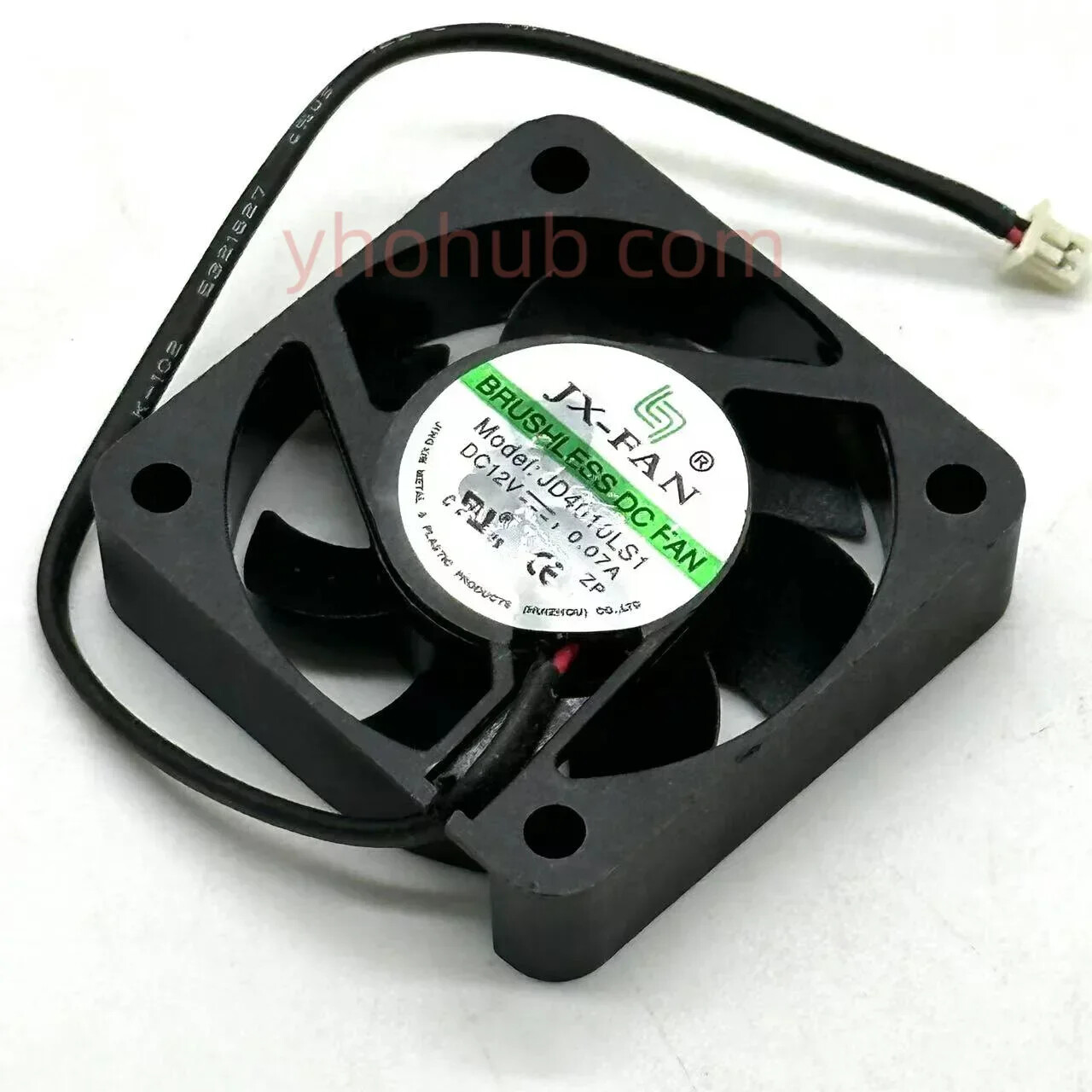 JX-FAN JD4010LS1 DC 12V 0.07A 40x40x10mm 2-Wire Server Cooling Fan