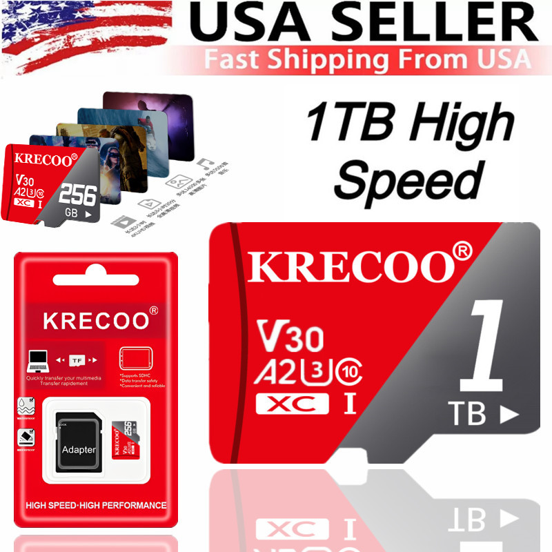 Micro SD Card Memory 256GB 1024GB Lot Extreme Ultra High Speed Class 10 TF Card