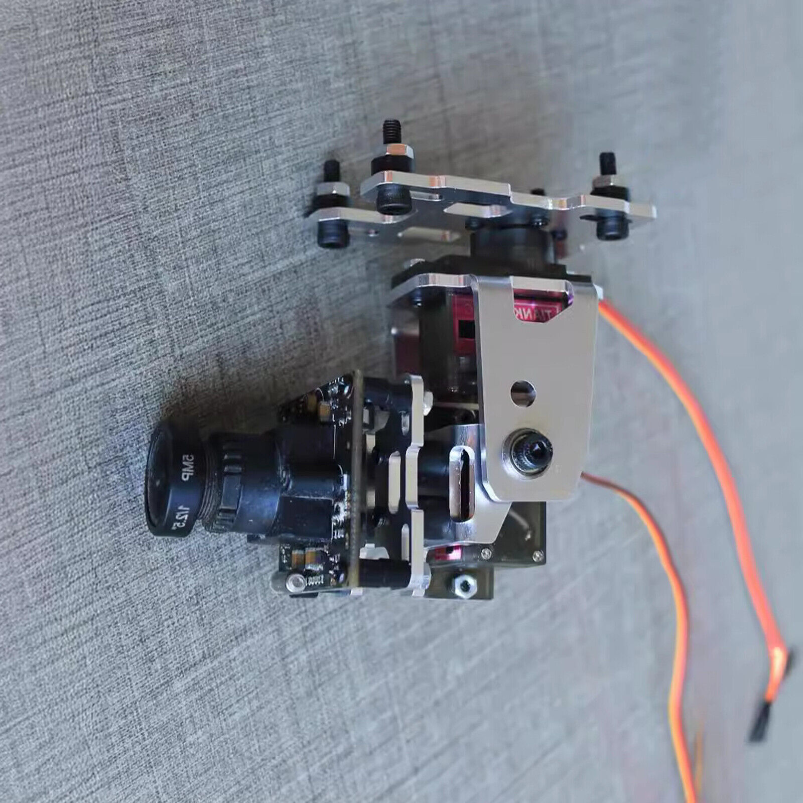2 Axis Gimbal FPV Gimbal Drone Gimbal with 2 Metal Servos for Aeroplane Cam Nebp