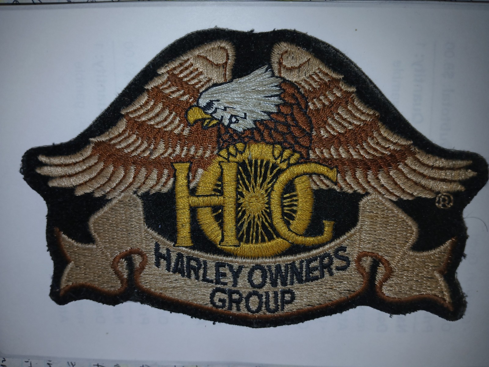 🔥Heritage Eagle Patch Harley Davidson Owners Group  H.O.G.
