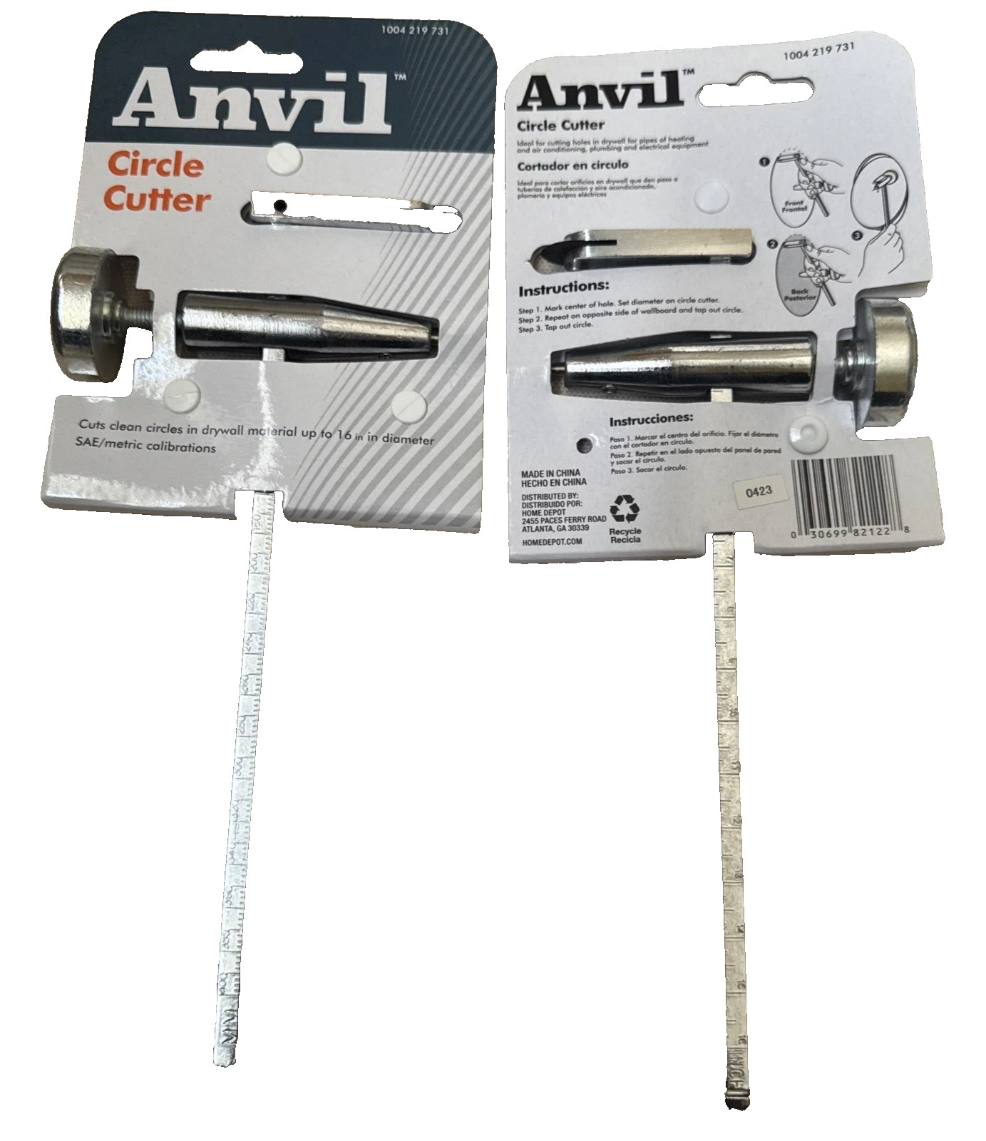 Anvil Drywall Circle Cutter - 16” Diameter Cutting Tool -1004219731