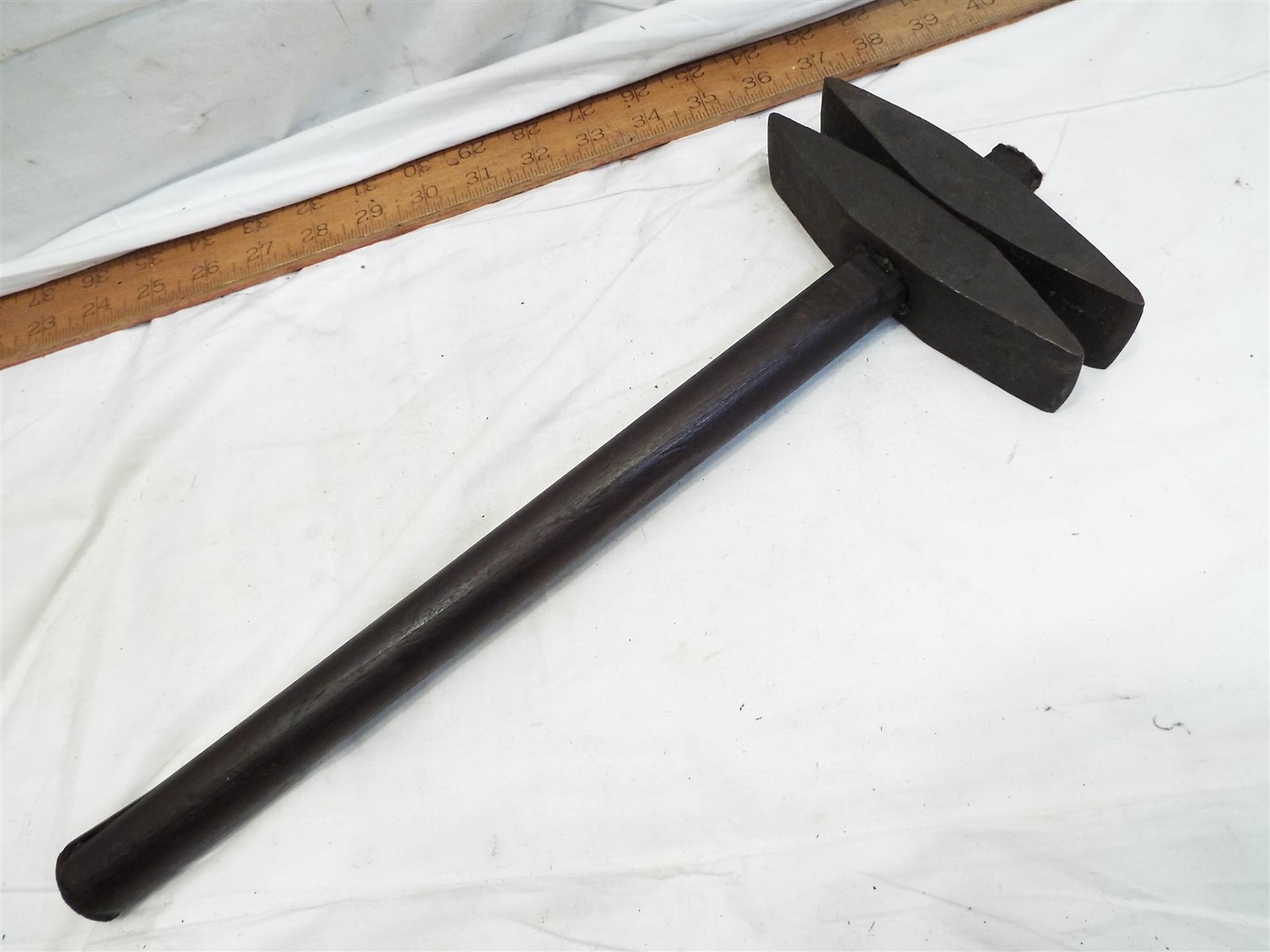 A. Kern Fleetwood Mill Pick Double Head Stone Mason Dressing Hammer Tool Mining