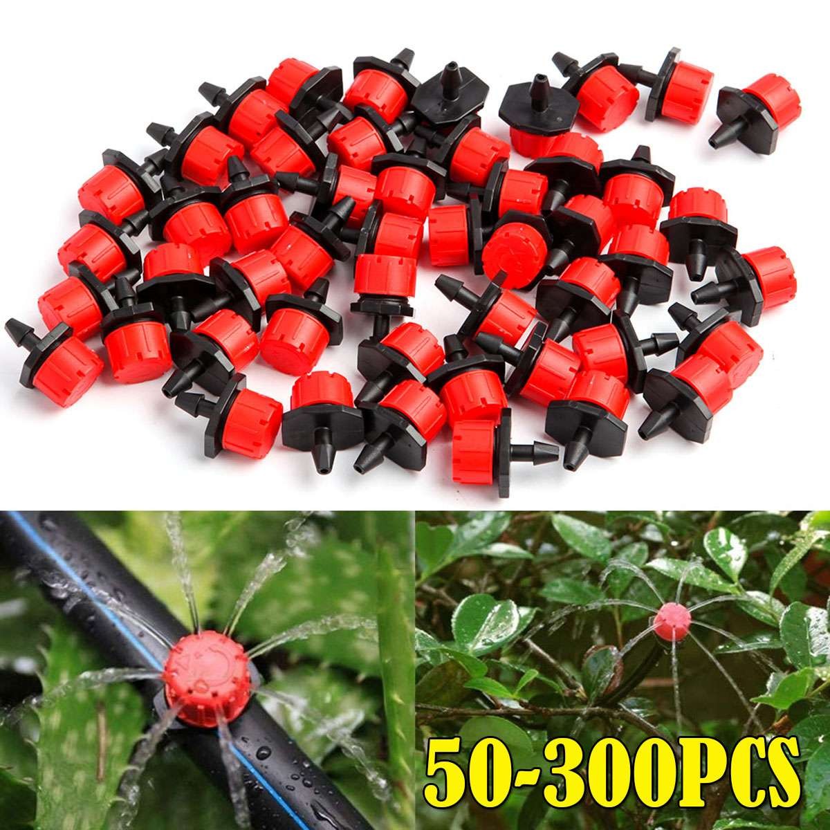 Lots Adjustable Emitter Dripper Micro Drip Irrigation Sprinkler Watering System