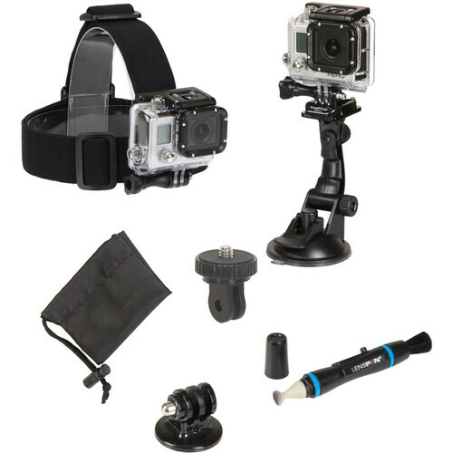 Sunpak GoPro Camera Accessory 6-Piece Kit (Camera Not Included)