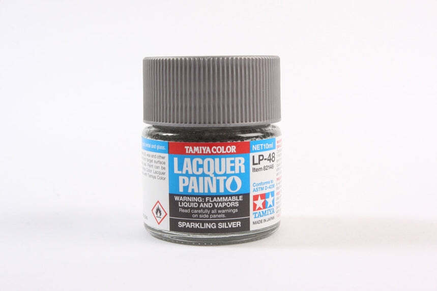 Tamiya 82148 LP-48 Sparkling Silver Lacquer Paint 10ml TAM82148 - US