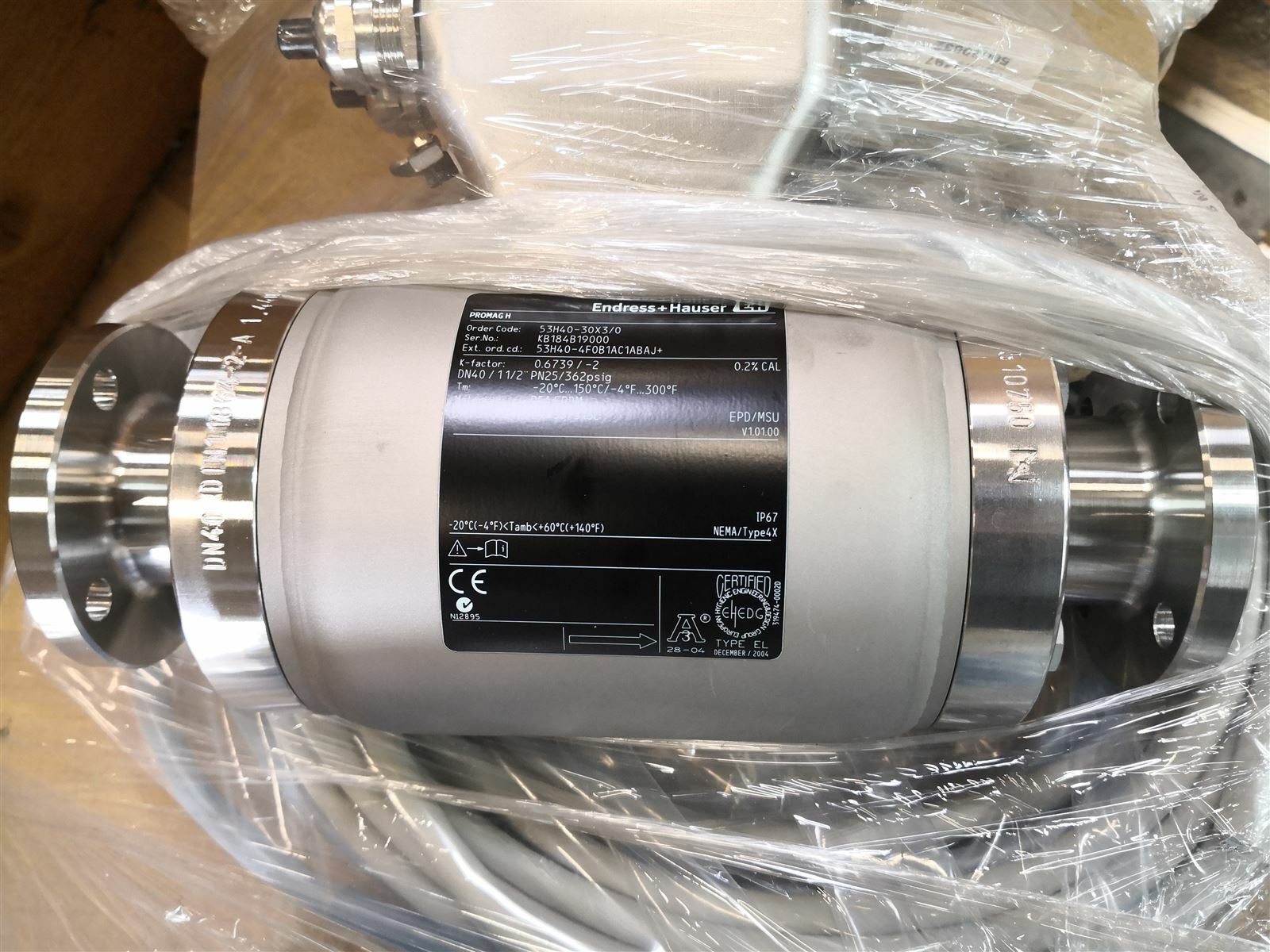 Endress + Hauser Promag 53H40-30X3/0 Flow Meter