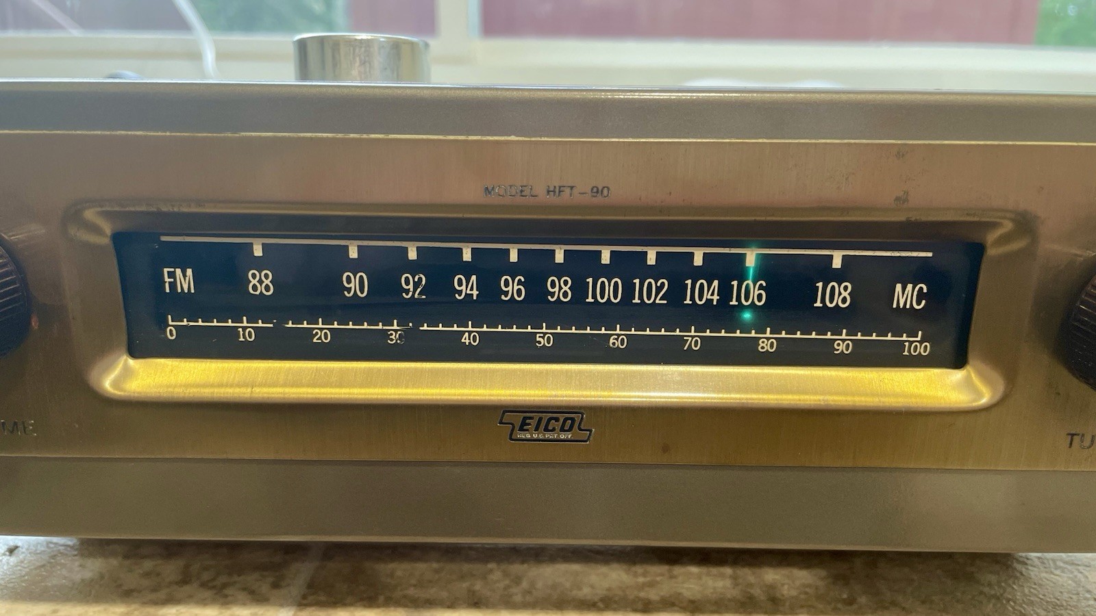 EICO HFT-90 High Fidelity FM Tuner Excellent Working Condition Fully Re-Capped