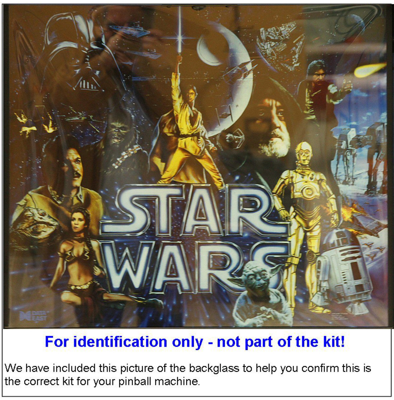 1992 Data East Star Wars Pinball Basic Rubber Ring Kit