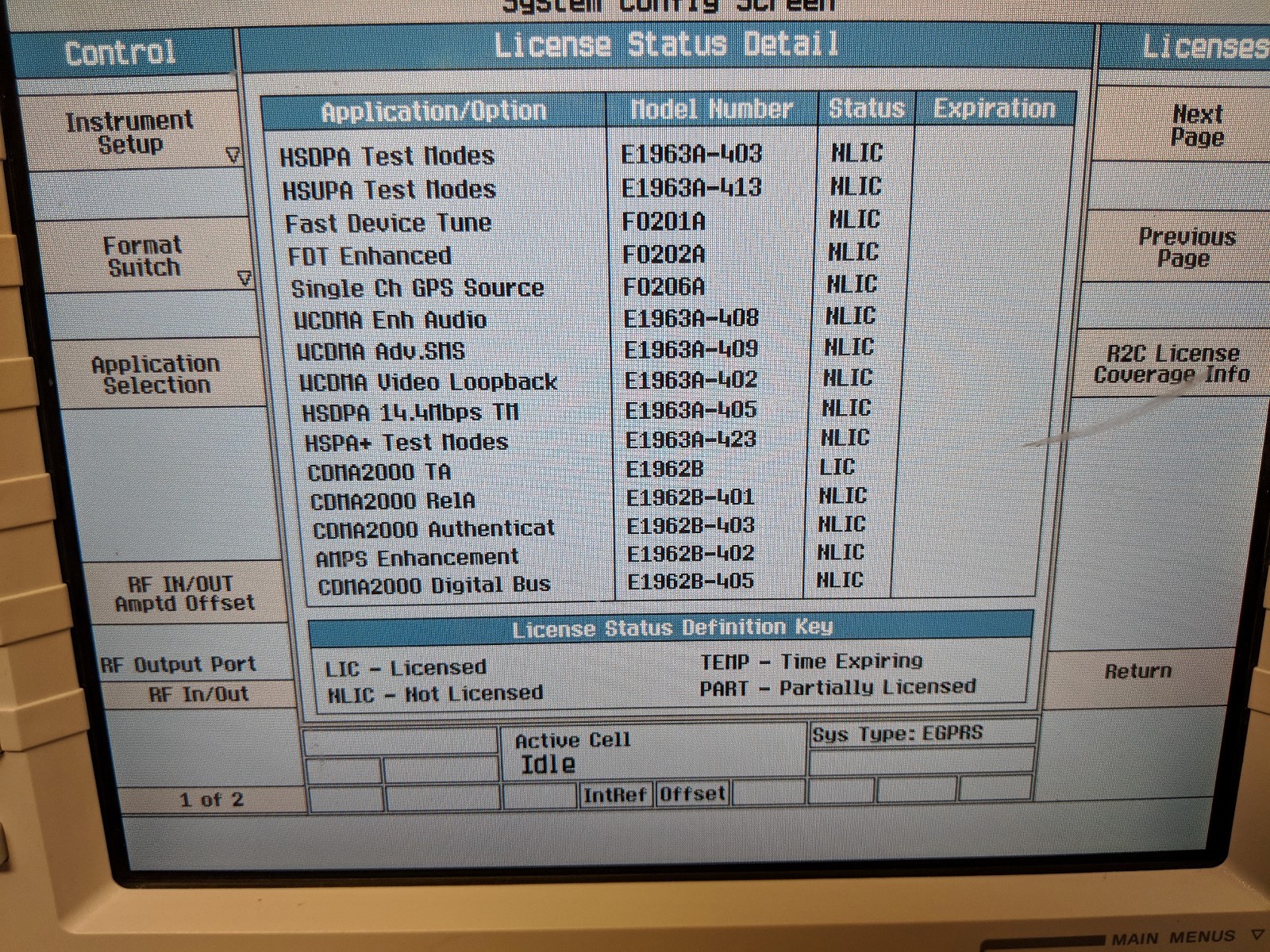 Agilent 8960 Series 10 E5515C Test Set Fast Switch Test App E1987A E1963A E1962B
