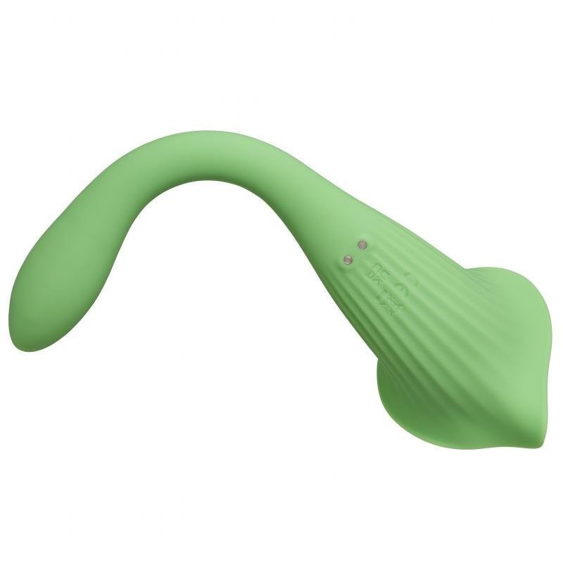 Cloud 9 Spathe Lily Dual Motor Vibrator Bendable Green Rechargeable