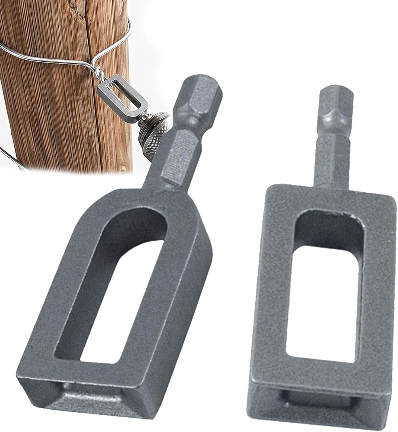 Wire Twister Tool for Drill, Steel Wires Twisting Tool for Drills (9''+11",2pcs)