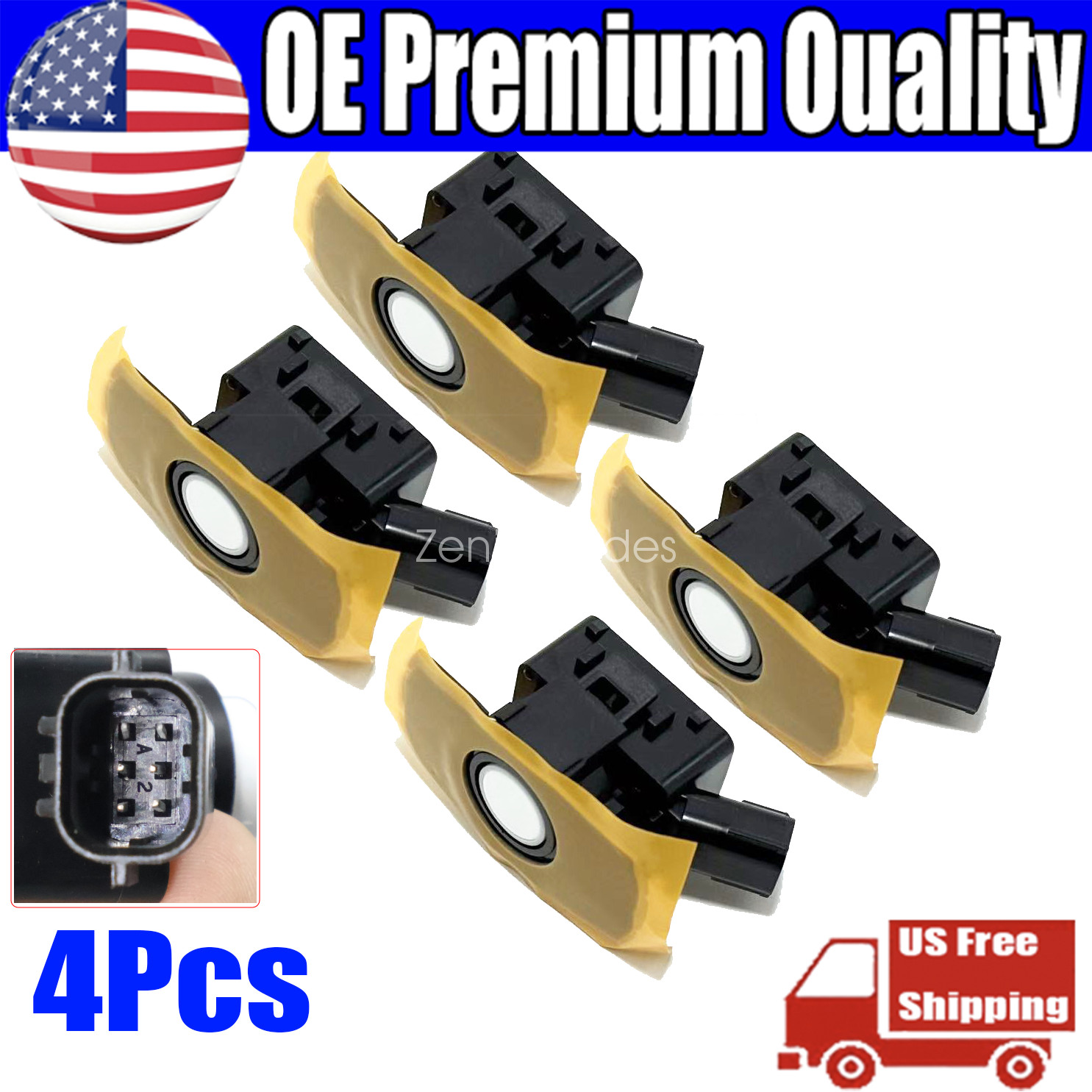 4Pcs Parking Sensor 89341-06070-A For Lexus ES IS LS NX RX UX Toyota Camry RAV4