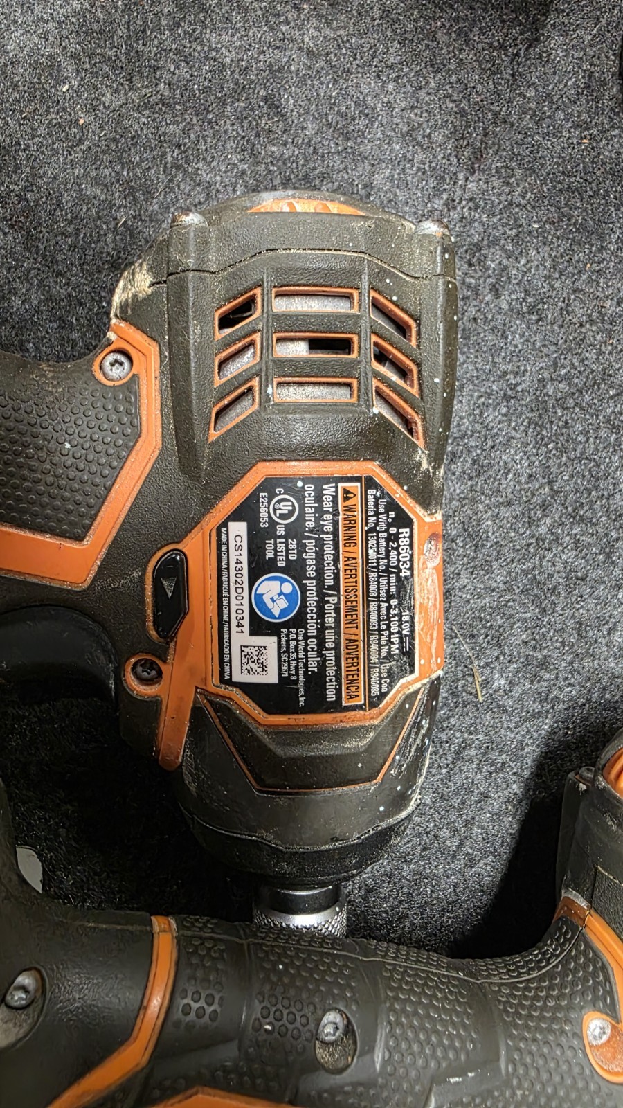 Rigid 18volt Drill And Impact