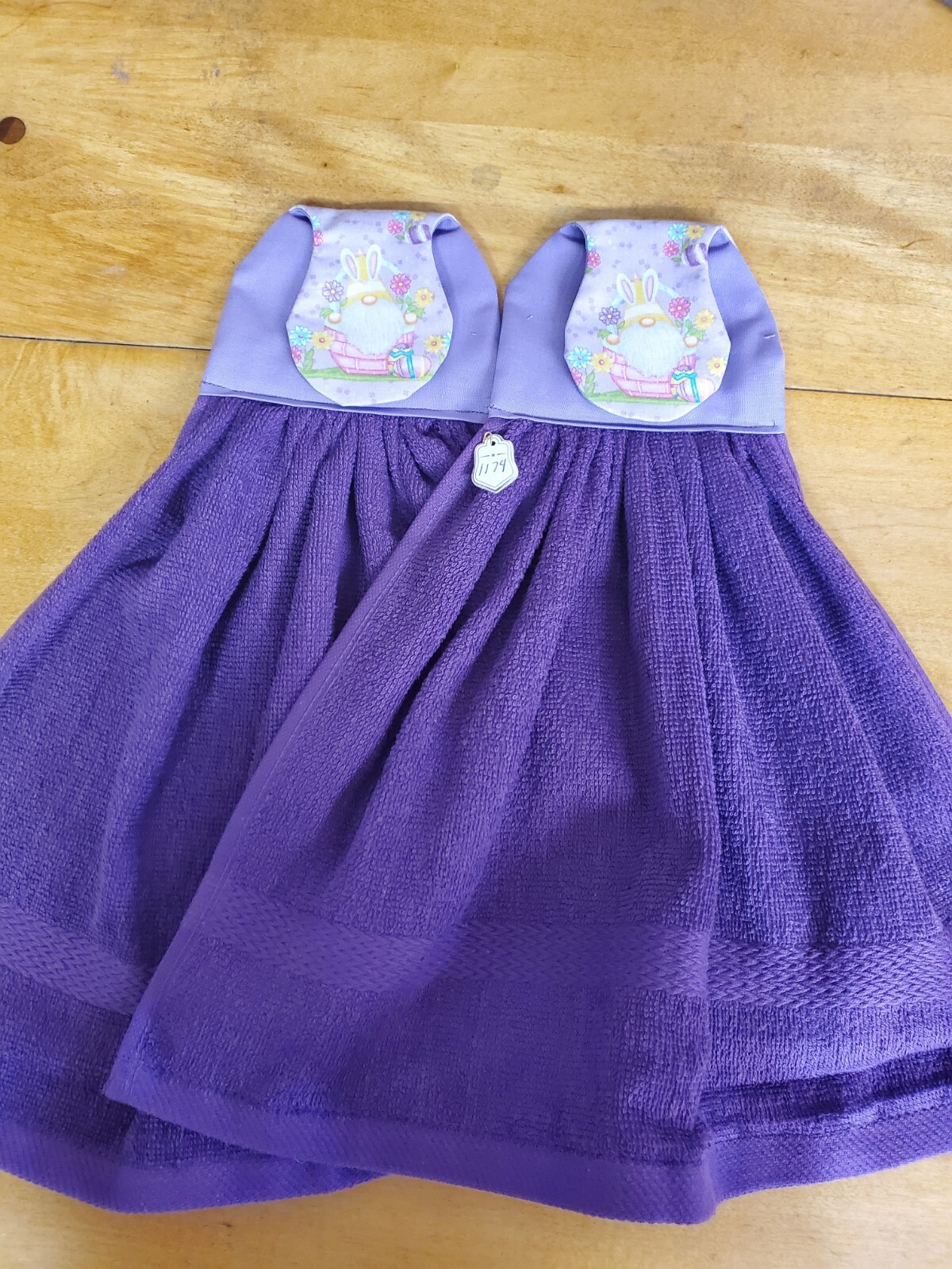 Set of 2 Handmade Hanging Kitchen Towels