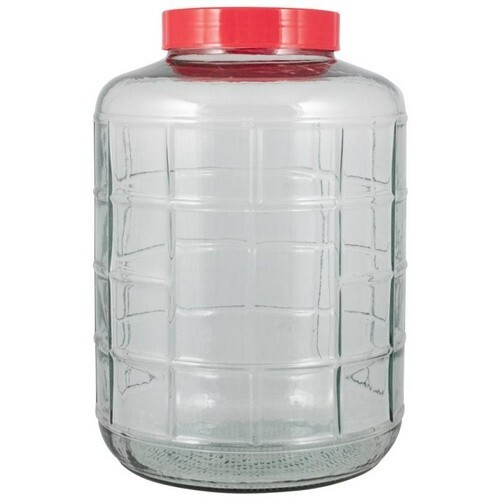 2.3 Gal Farro Glass | Carboy | Wide Mouth | Carrying Harness - Beer Fermenter