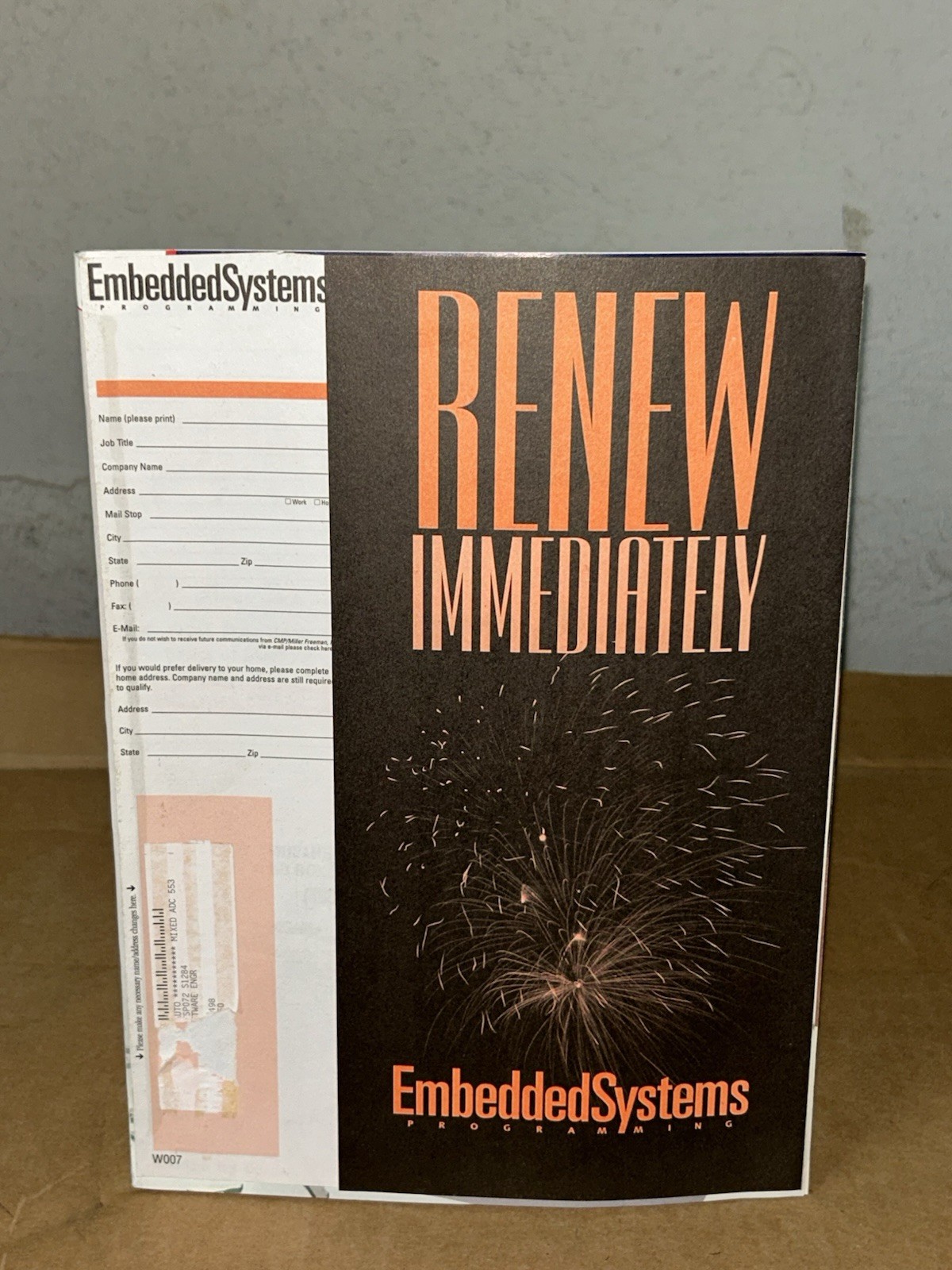 July 2000 Embedded Systems Programming Magazine Volume 13 Issue 7 W/ Renew Cover