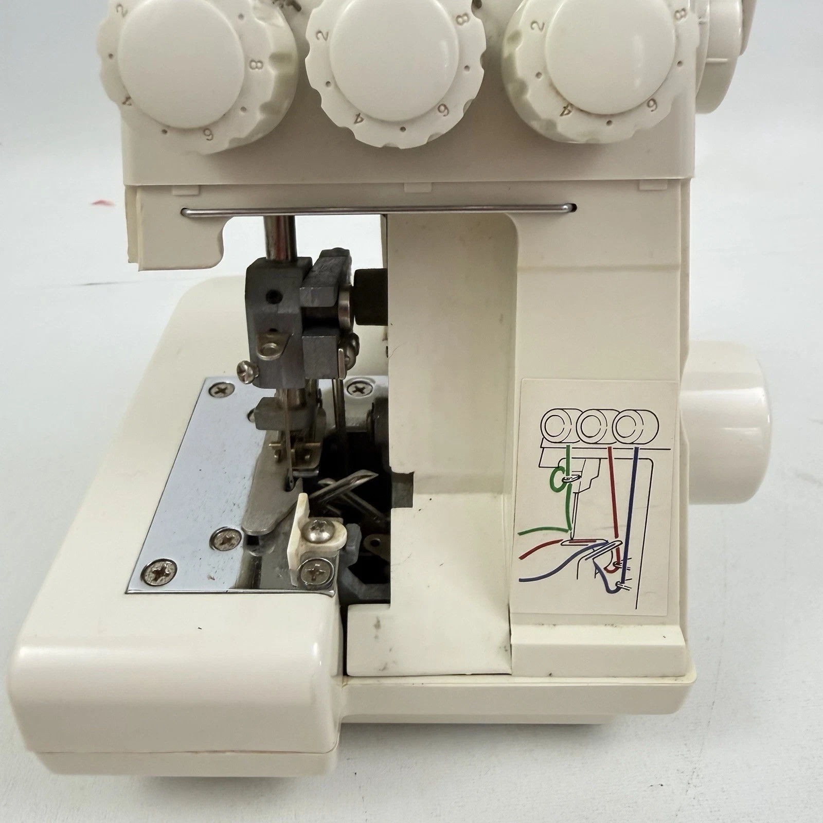 Singer Tiny Serger Electric Overedging Sewing Machine & Foot Pedal Needs Service
