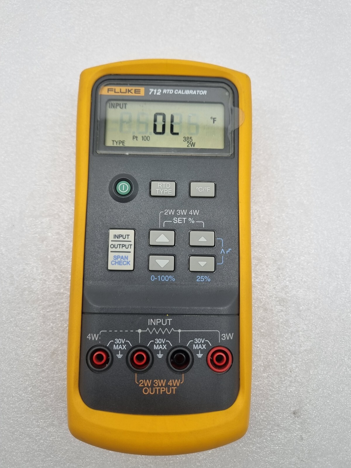 FLUKE 712 RTD PROCESS CALIBRATOR FREE FAST SHIP