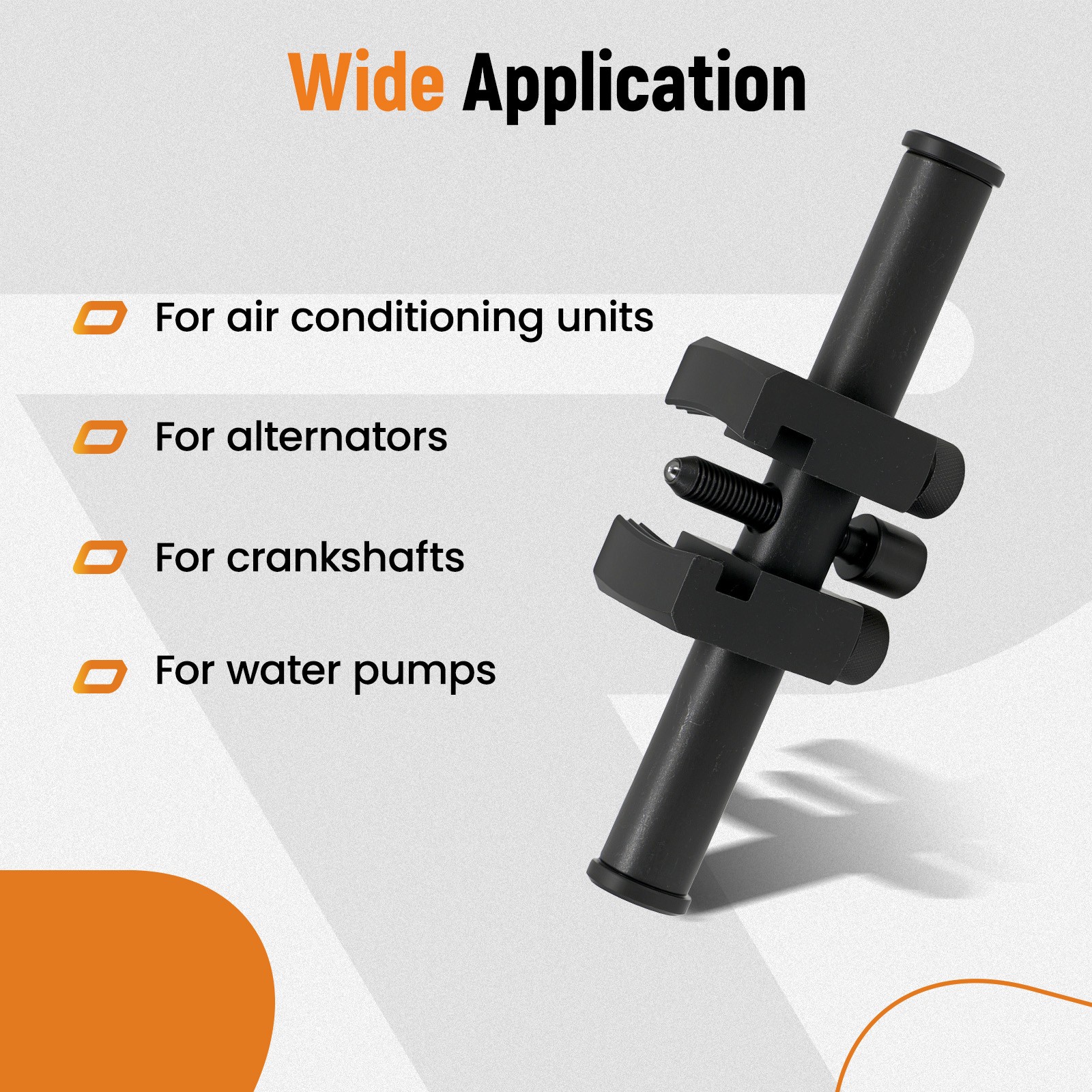 Professional Puller For Ribbed Drive Pulley Crankshaft Remover New Tool