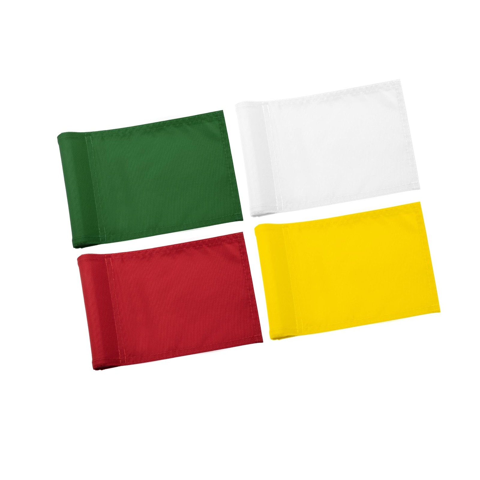 KINGTOP Solid Golf Flag All 8x6 Inch - 420D Nylon, Tube Inserted - Mini Putti...