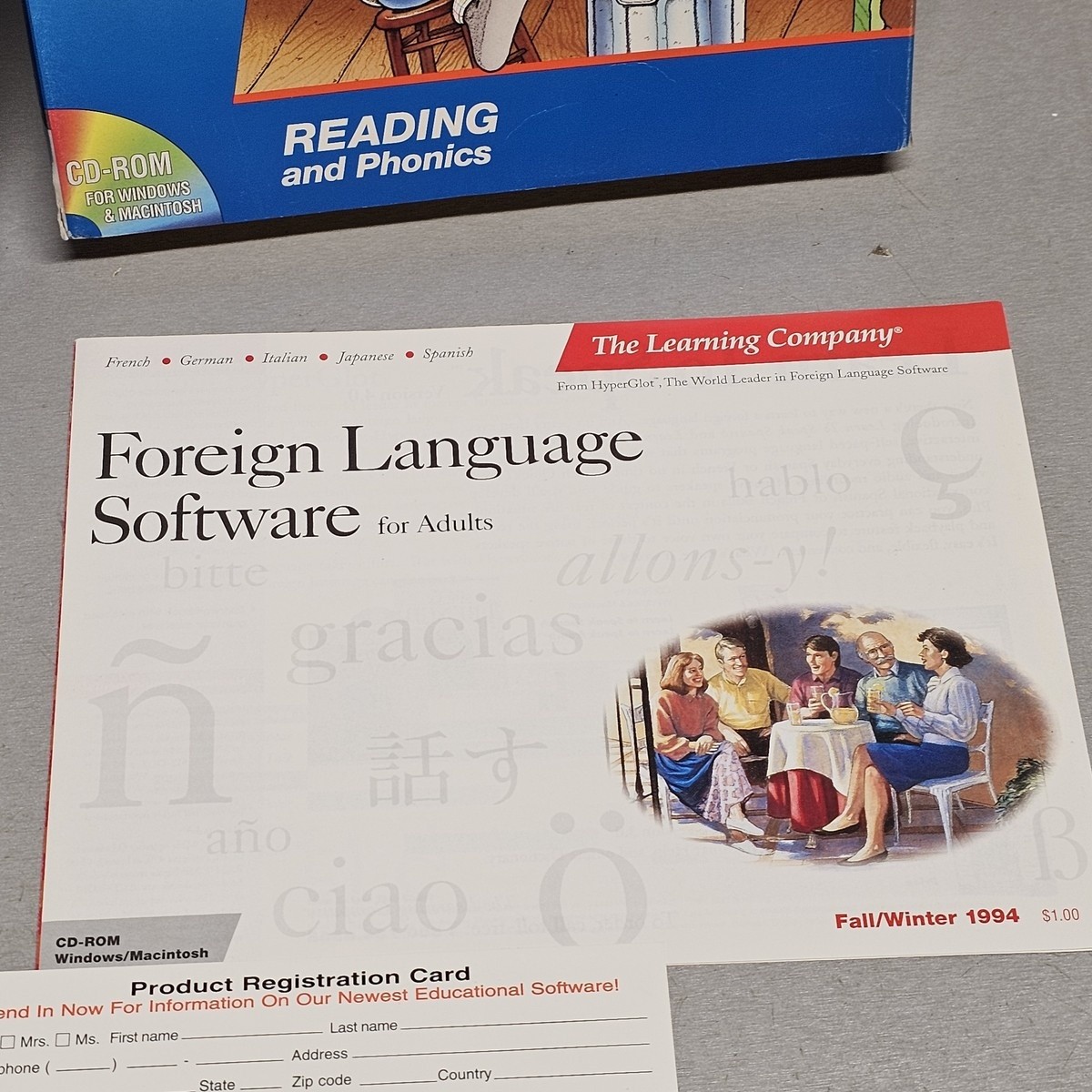 The Learning Company Reader Rabbit 1 Deluxe CD-ROM Complete w/ Manuals