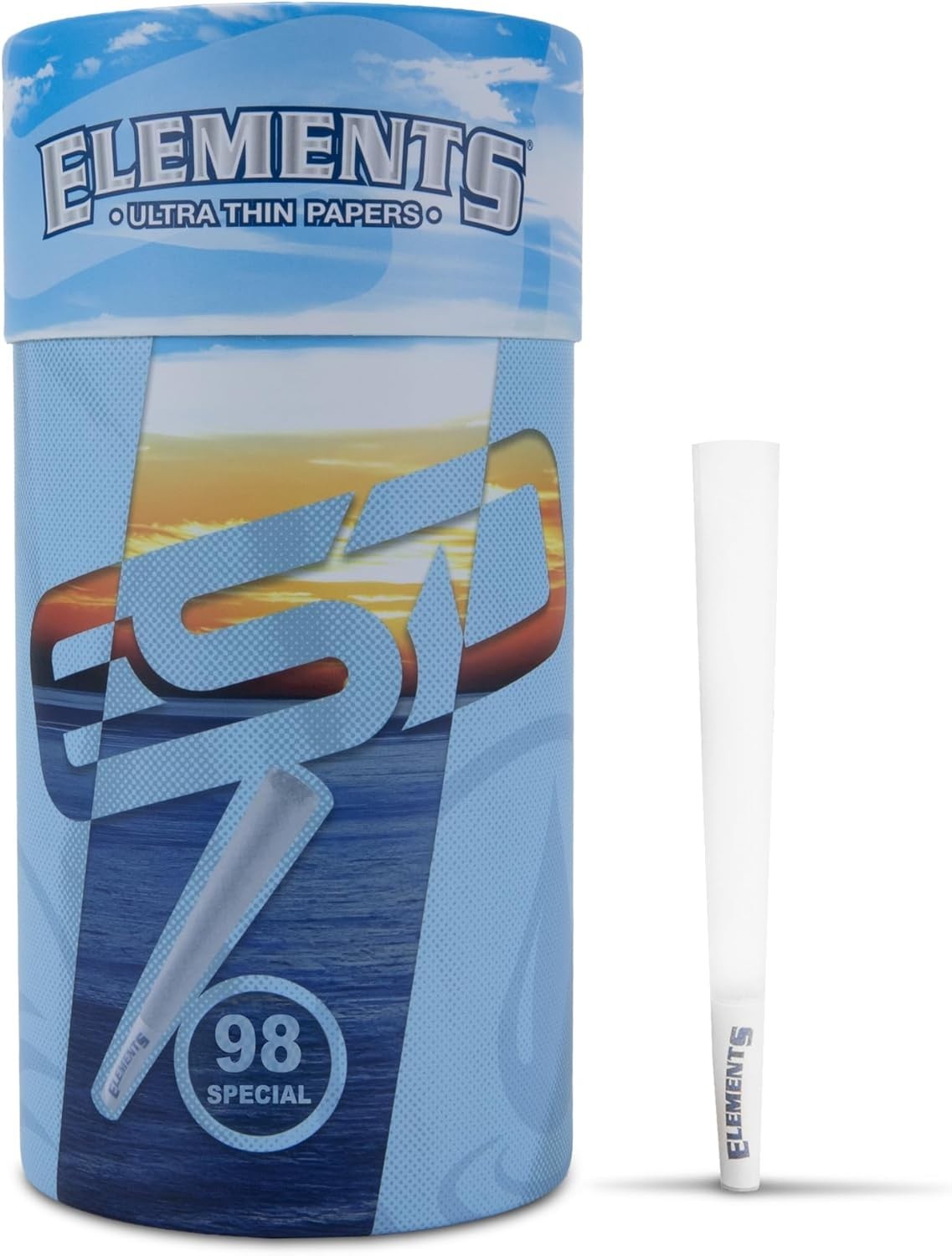 Elements Rolling Paper Cones 98 Special Pre-Rolled | 100 Pack