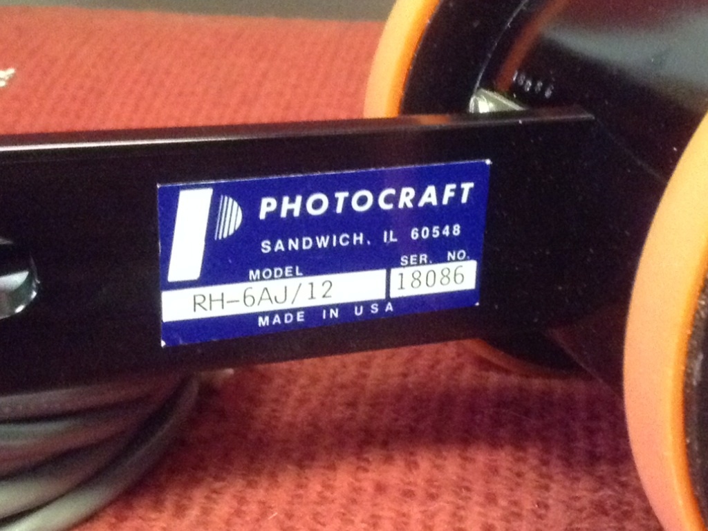 Photocraft Incremental Encoder - Model # RH-6AJ/12 - NEW