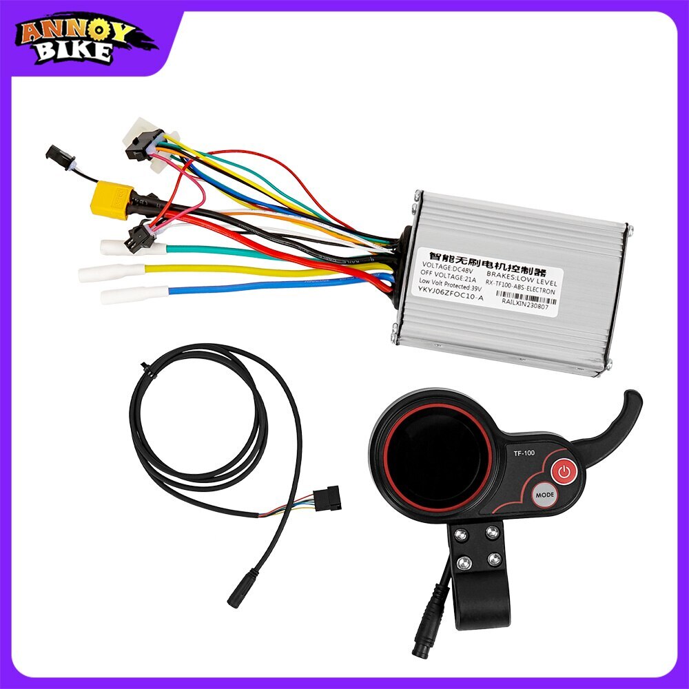 36V/48V 21A Controller Set LCD Display with Accelerator 500W 800W 1000W Motor
