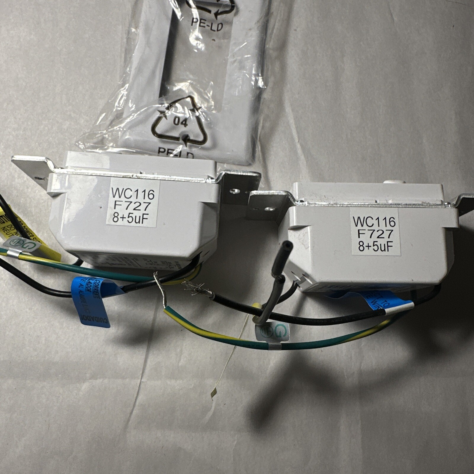 (2) MinkaAire WC116 4 Speed Fan Controls - White