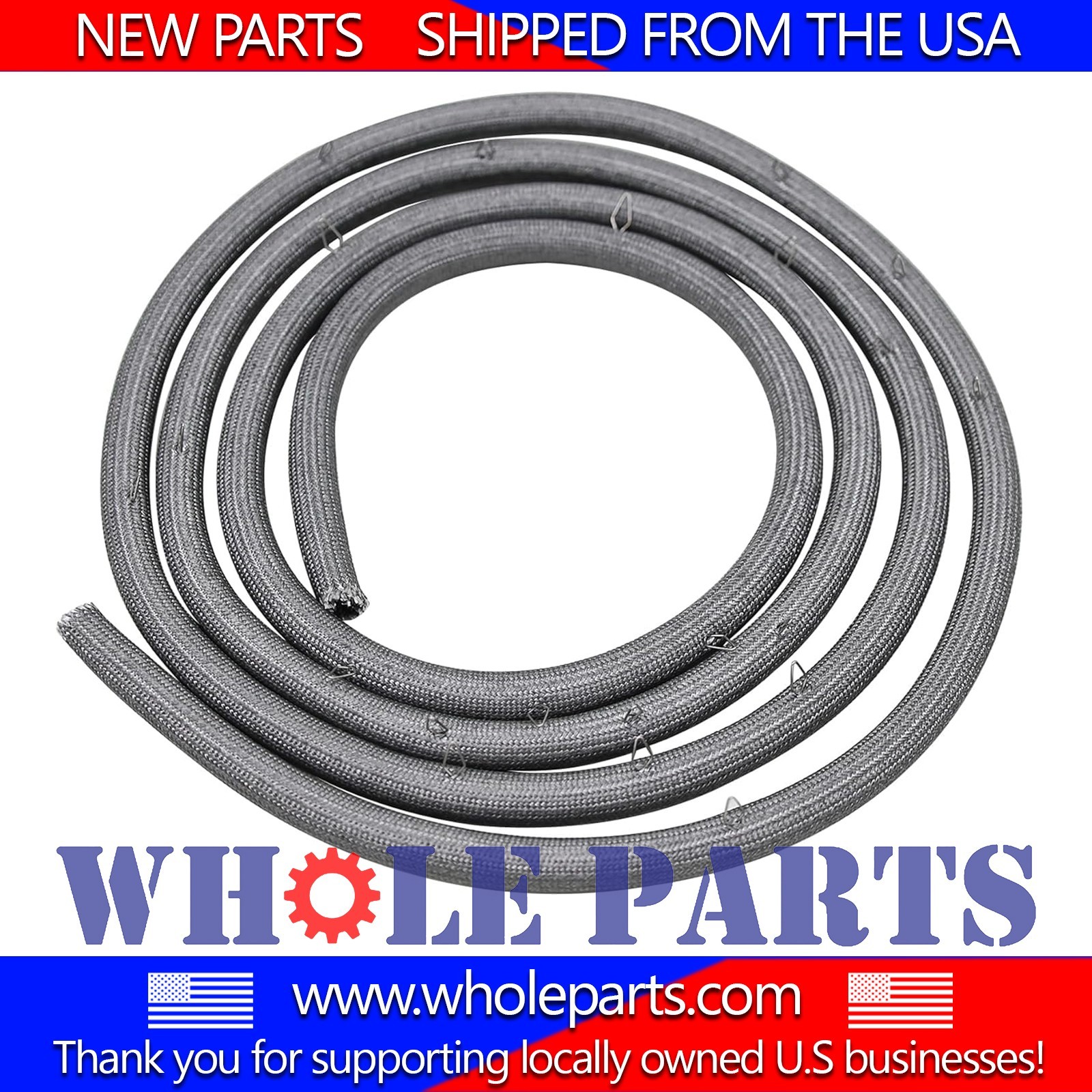 New 00686195 Range Oven Door Seal Gasket (Including 36 Clips) for Thermador