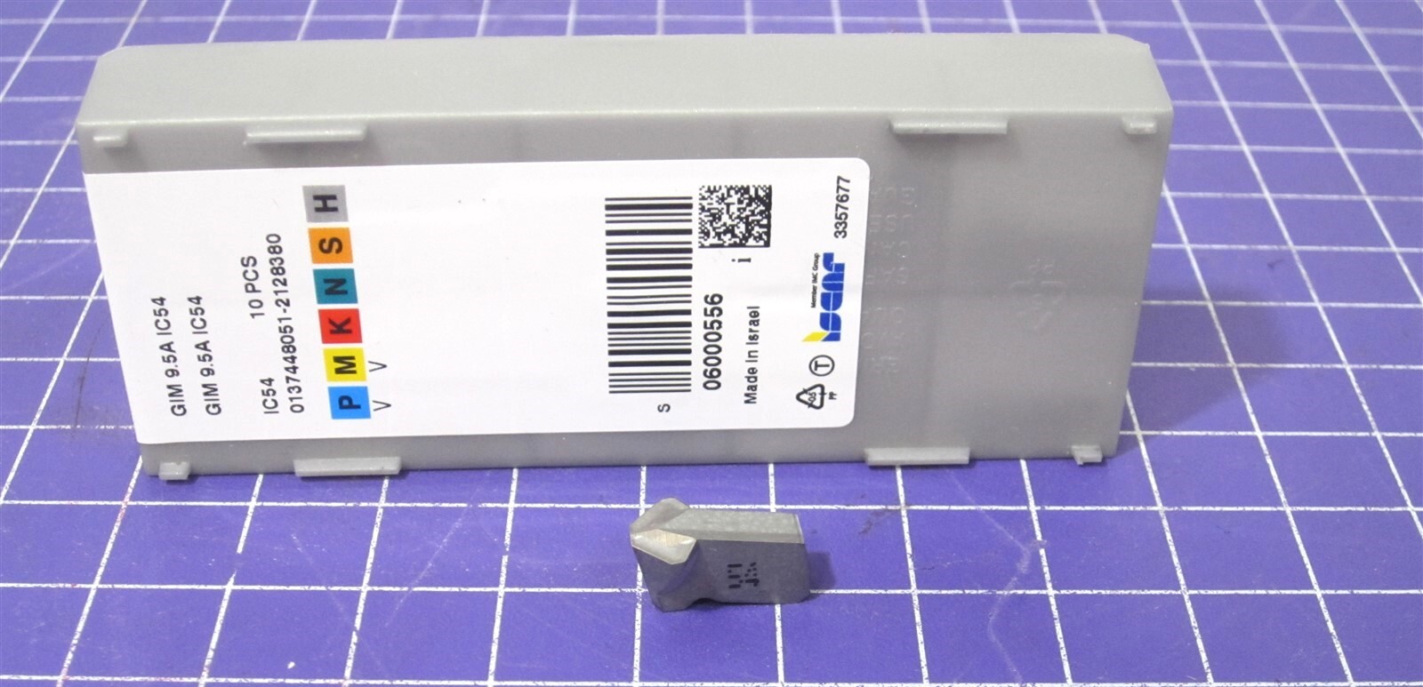 Iscar (6000556) GIM 9.5A IC54 Grooving Parting Inserts Pack Of 10
