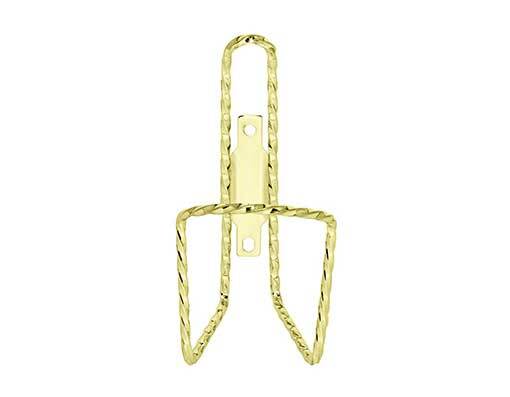 Bike Steel Twisted Bottle Cage Gold. Bike parts,Bicycle parts.