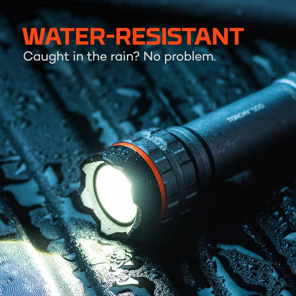 Torchy 500 Lumens Alkaline Batery LED Tactical Flashlight
