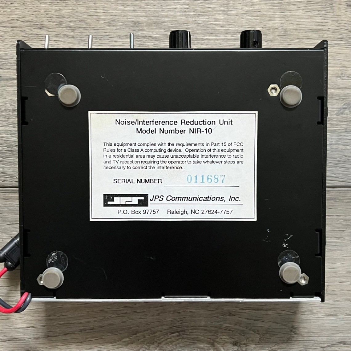 JPS NIR-10 Noise/Interference Reduction Unit DSP Bandpass Filter