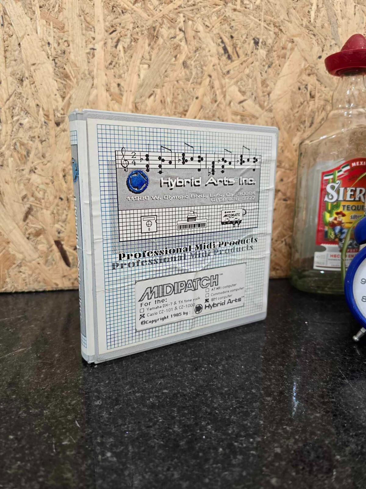 Hybrid Arts MIDIPATCH Software for CASIO CZ-101 CZ-1000 on IBM PC Computer