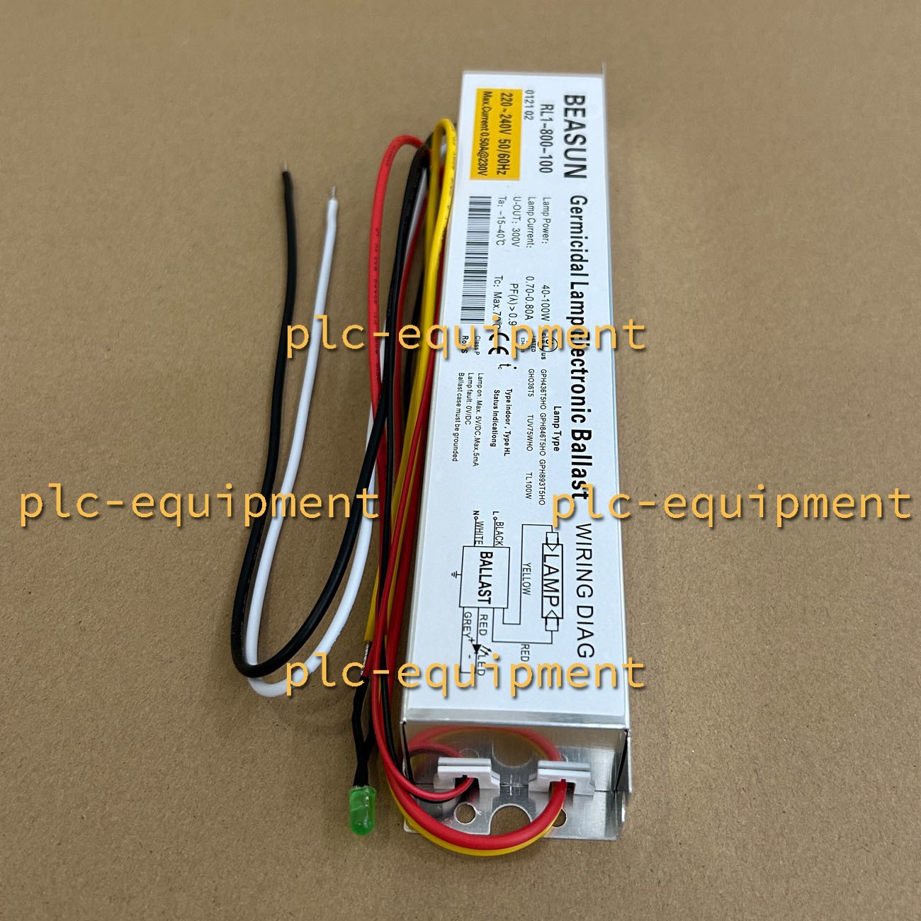 New 220-240V 40-100W Germicidal UV Lamp Electronic Ballast BEASUN RL1-800-100